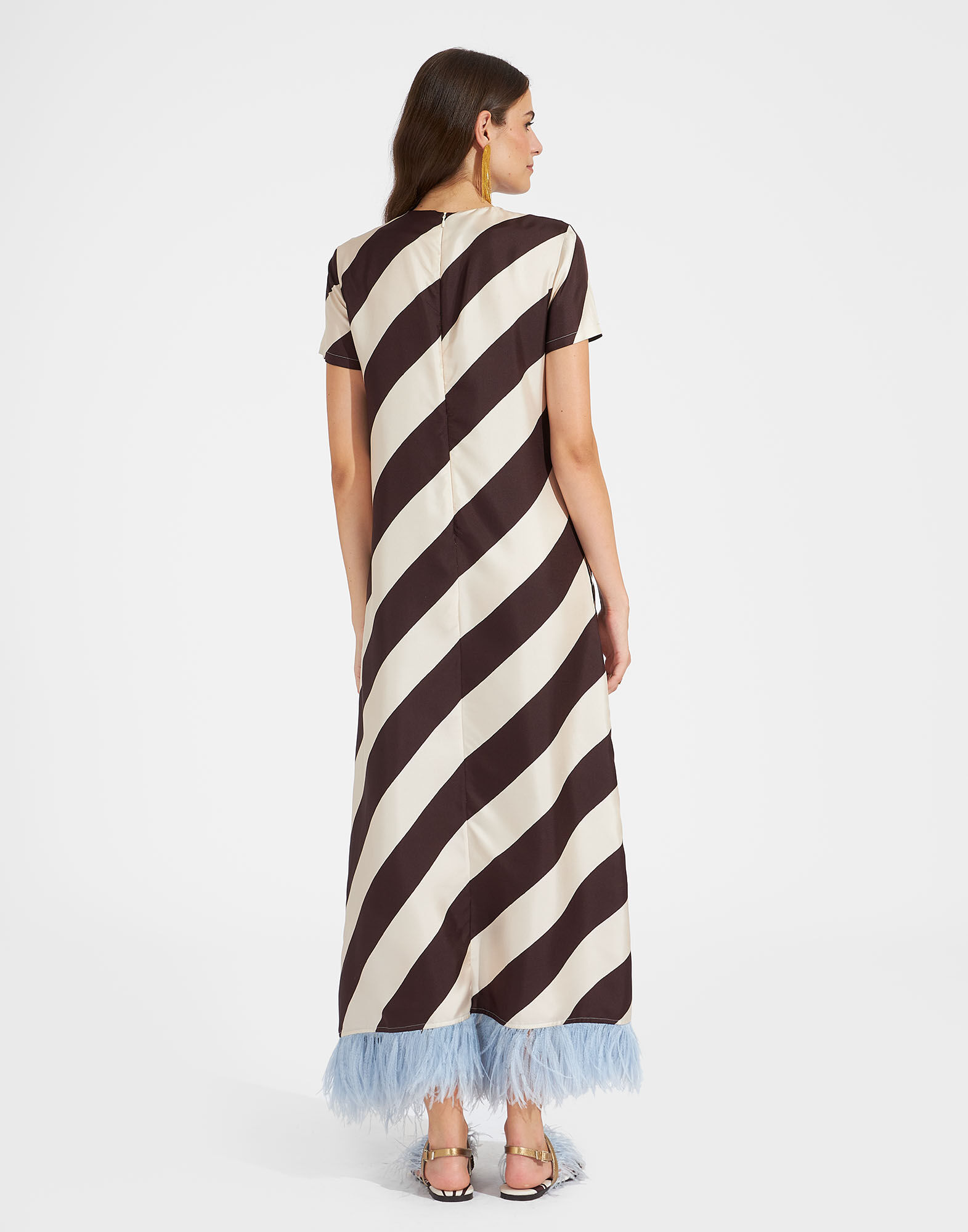 Swing Dress (With Feathers) La DoubleJ: Veneziana DRE0864SIL026