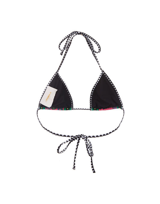 Triangle Bikini Top La DoubleJ: Cartwheel Fuxia Triangle Bikini Top LaDoubleJ: Cartwheel Fuxia SWI0032LYC003