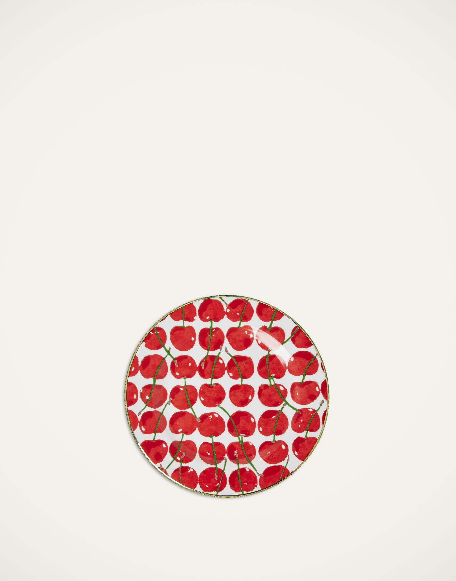 Dessert Plates Set Of 2 La DoubleJ: Cherries Avorio Dessert Plates Set Of 2 La DoubleJ: Cherries Avorio DIS0063CER001