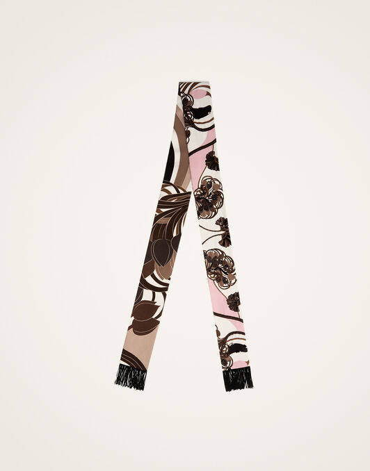 Skinny Scarf La DoubleJ: Ambrosia Placée Pale Pink Skinny Scarf La DoubleJ: Ambrosia Placée Pale Pink SCA0098SIL006