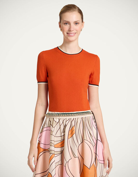 Busy-bee Tee La DoubleJ: Solid Orange PUL0260KNI154