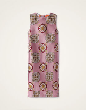 Column Dress La DoubleJ: Nucleus Dusty Pink DRE0389JCQ114