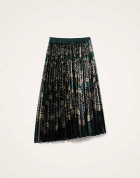 Accordion Skirt La DoubleJ: Frills Placée Dark Green Accordion Skirt La DoubleJ: Frills Placée Dark Green SKI0183PAI023