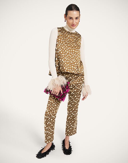 24/7 Pants La DoubleJ: Spots Caramel 24/7 Pants La DoubleJ: Spots Caramel TRO0069JCQ155