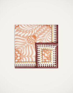 Large Tablecloth La DoubleJ: Tudor Pink TBC0003LIN001