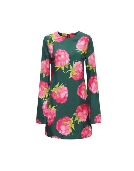 Mini Supreme Swing Dress La DoubleJ: Lampone Emerald DRE0652SIL001