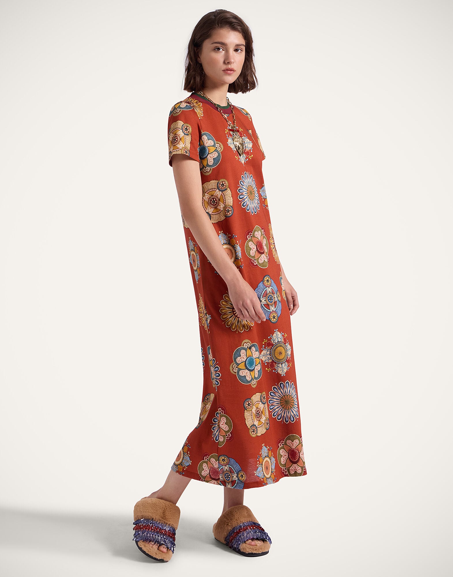 Sporty Swing Dress La DoubleJ: Nucleus Rust Sporty Swing Dress La DoubleJ: Nucleus Rust DRE0247JER002