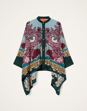 Foulard Shirt La DoubleJ: Symposium Placée Light Blue SHI0059SIL006