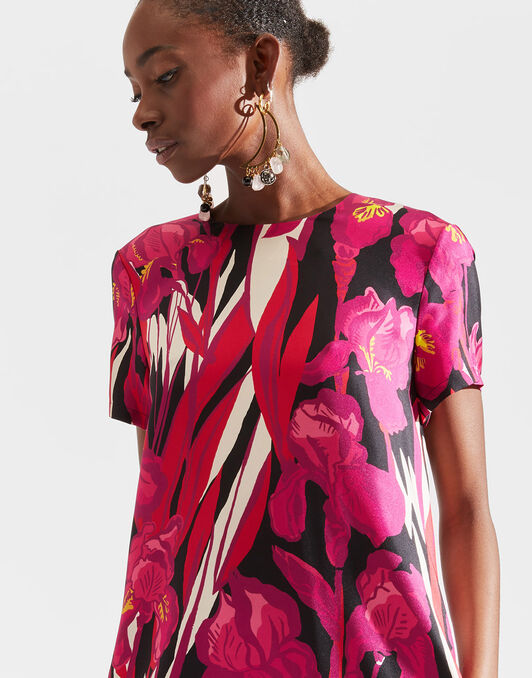 Swing Dress La DoubleJ: Iris Rosa Swing Dress LaDoubleJ: Iris Rosa DRE0001SIL001