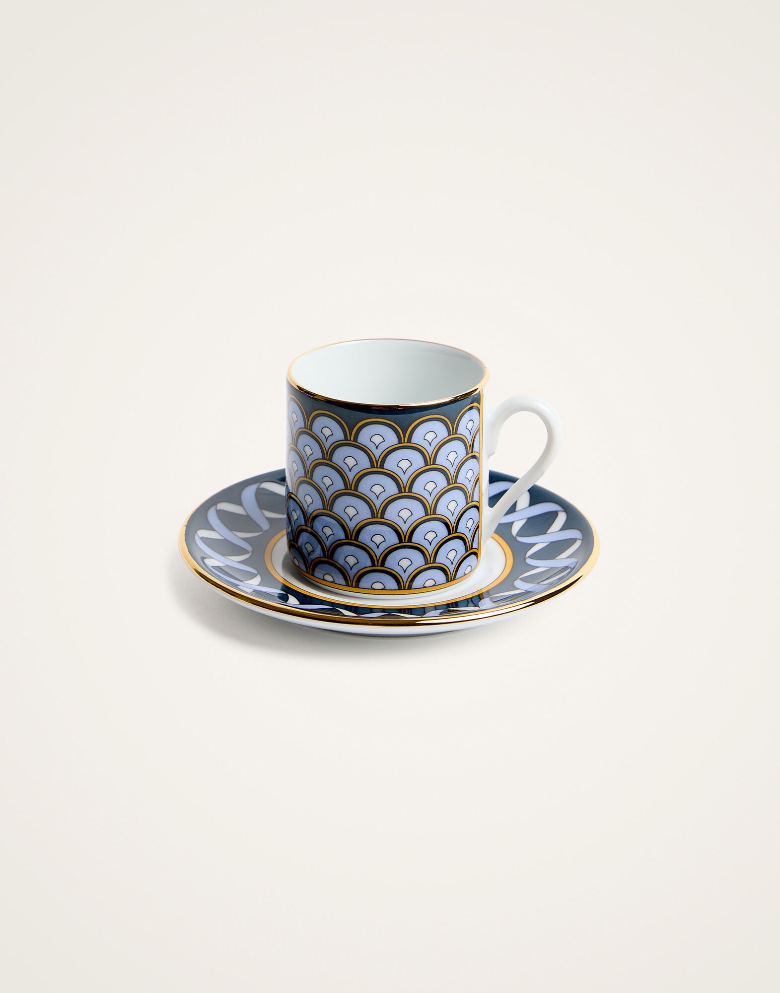 Impero Espresso Cup Set Of 2 La DoubleJ: Odysseus Midnight Blue Impero Espresso Cup Set Of 2 La DoubleJ: Odysseus Midnight Blue CUP0011CER001