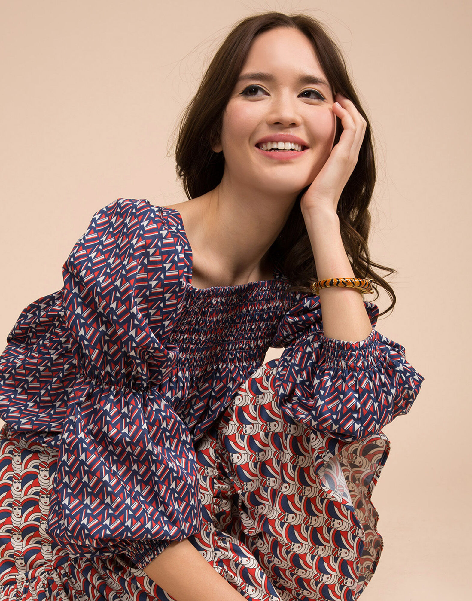 Peasant Top La DoubleJ: Mikado Peasant Top LaDoubleJ: Mikado SHI0009COT003