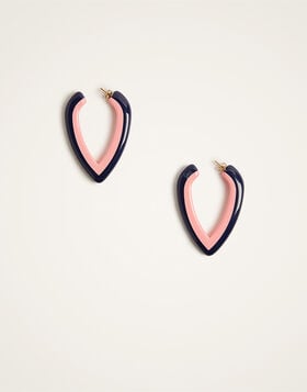 Dew Earrings Bicolor La DoubleJ: Bicolor Blue & Pink EAR0056POL008