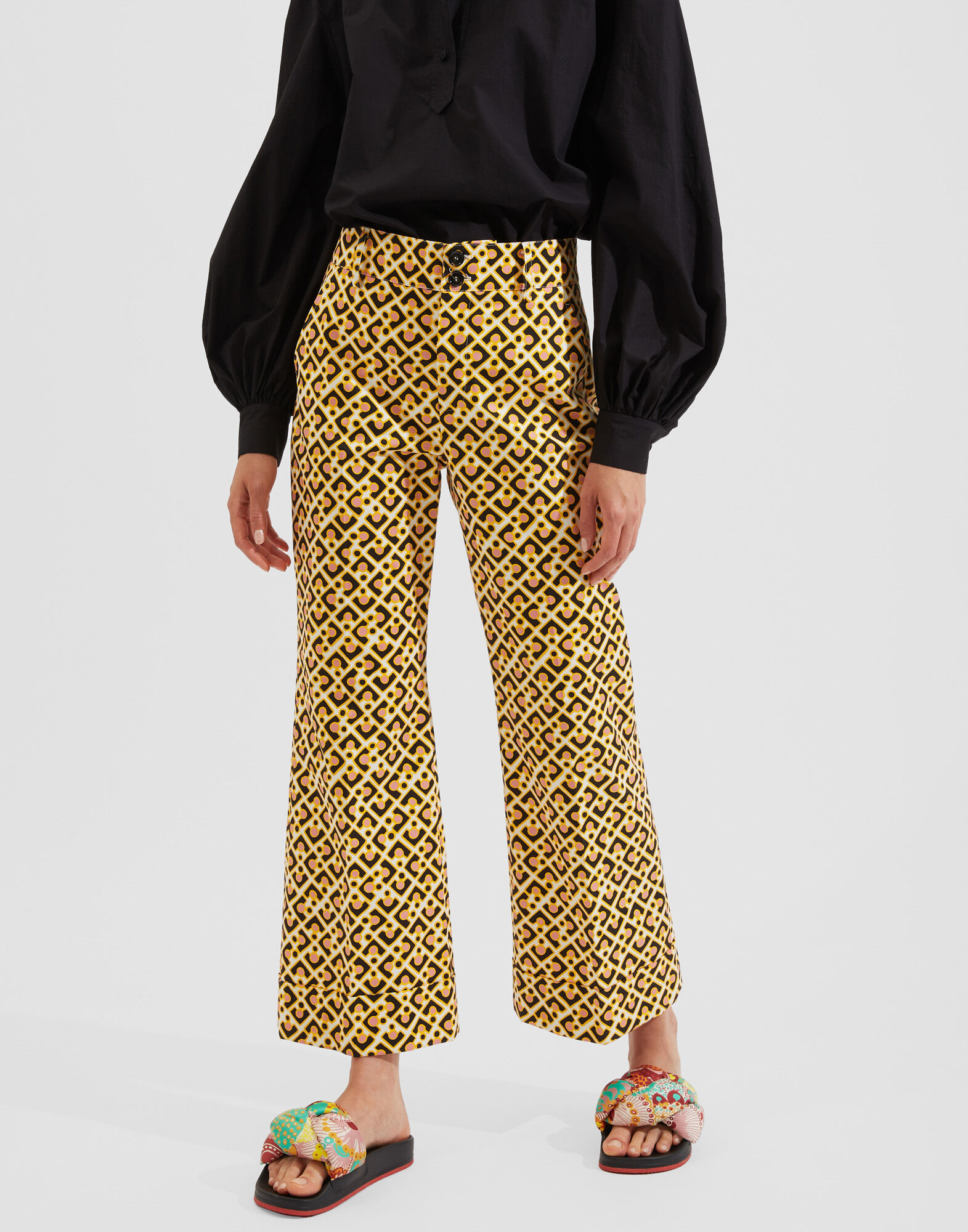 Hendrix Pants La DoubleJ: Puzzle Rosa TRO0014COT006