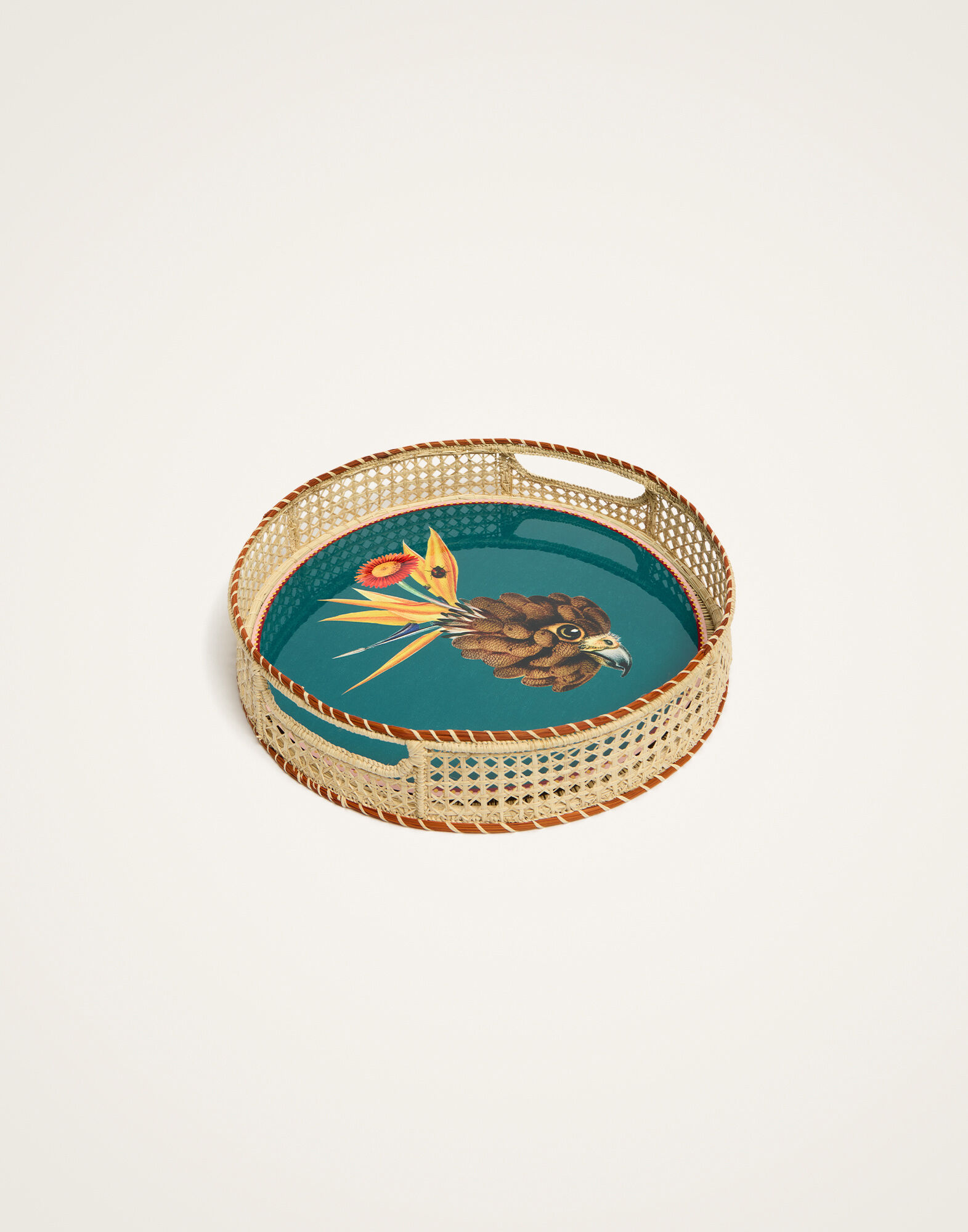 Disk Placemat La DoubleJ: Wingcone Forest Green Disk Placemat La DoubleJ: Wingcone Forest Green PMT0016CRK001