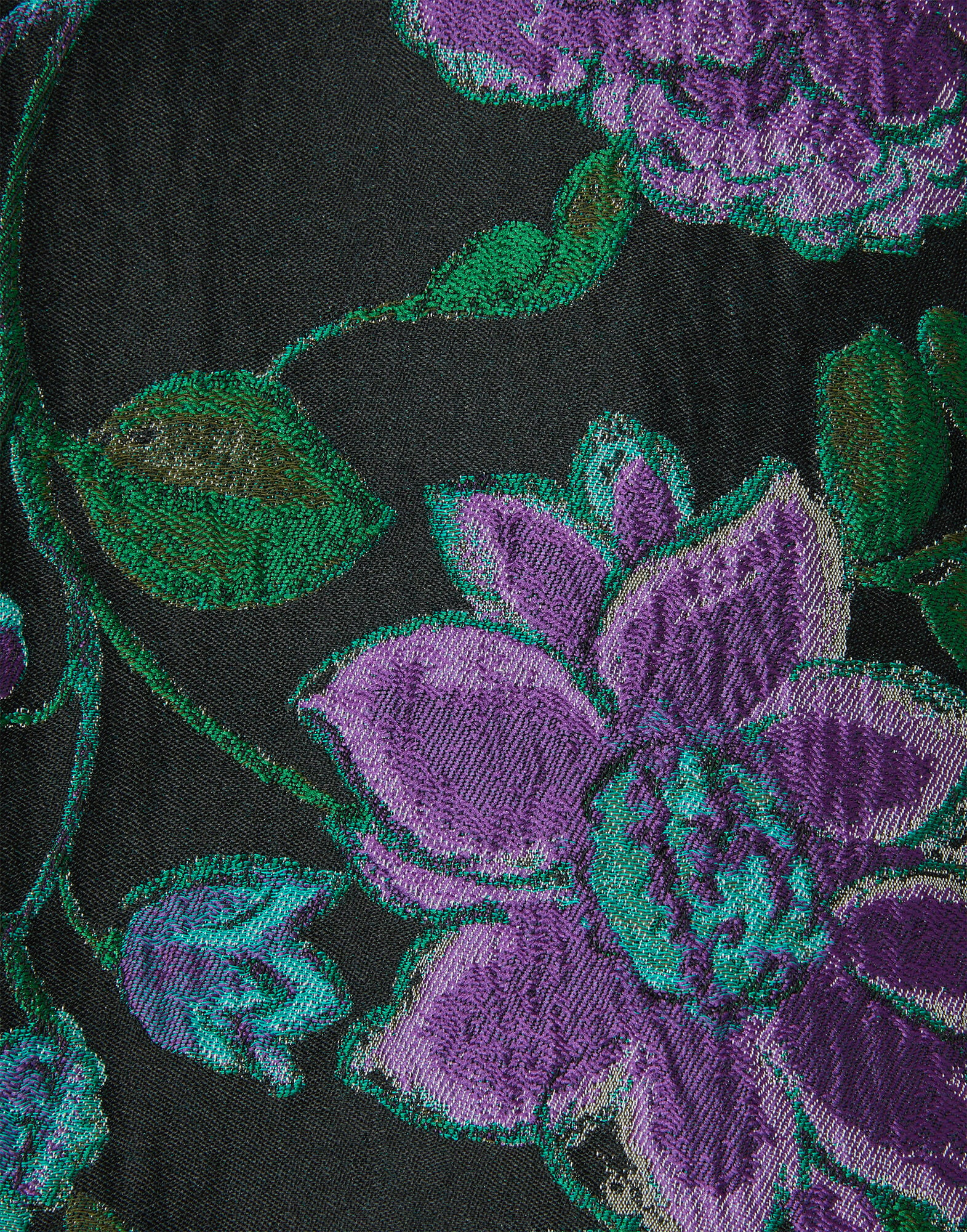 Swing Dress La DoubleJ: Botanical Black DRE0001JCQ144