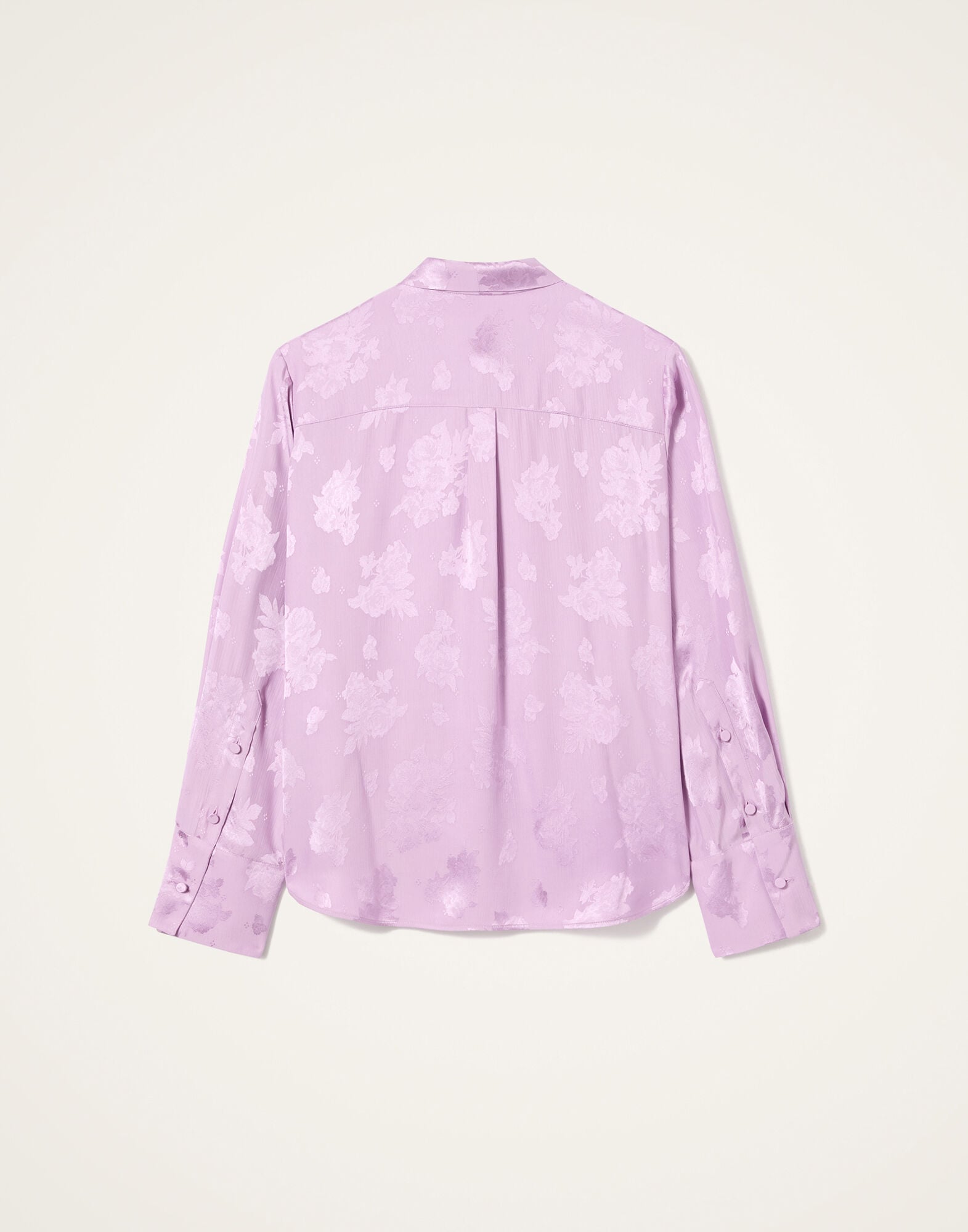 Ascot Shirt La DoubleJ: Solid Lilac Ascot Shirt La DoubleJ: Solid Lilac SHI0155JCQ133