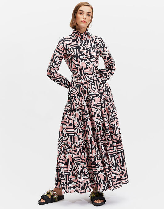 Bellini Dress La DoubleJ: Tetris Bellini Dress LaDoubleJ: Tetris DRE0016COT001