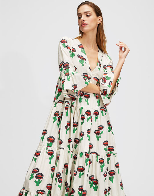 Jennifer Jane Dress LaDoubleJ: Chirpy Cactus DRE0114COT001
