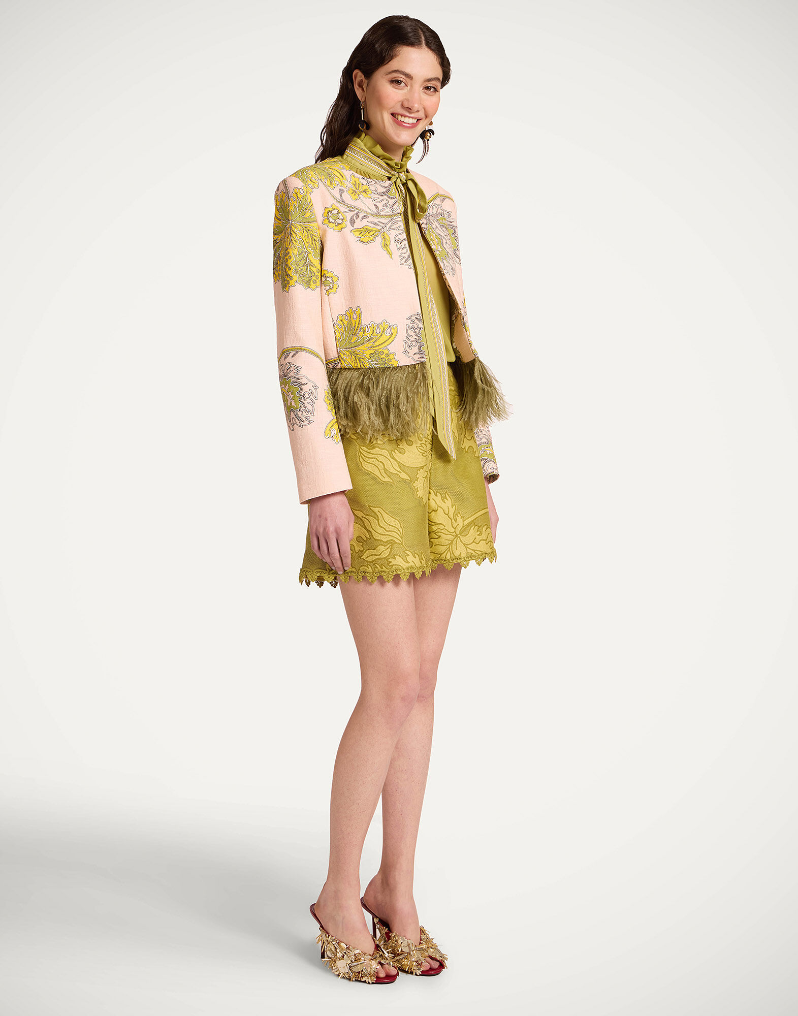 Bijoux Jacket La DoubleJ: Swathe Pink JAC0196COT005