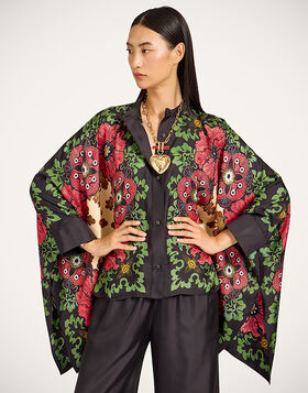 Foulard Shirt La DoubleJ: Bounty Placée Red SHI0167LAC008