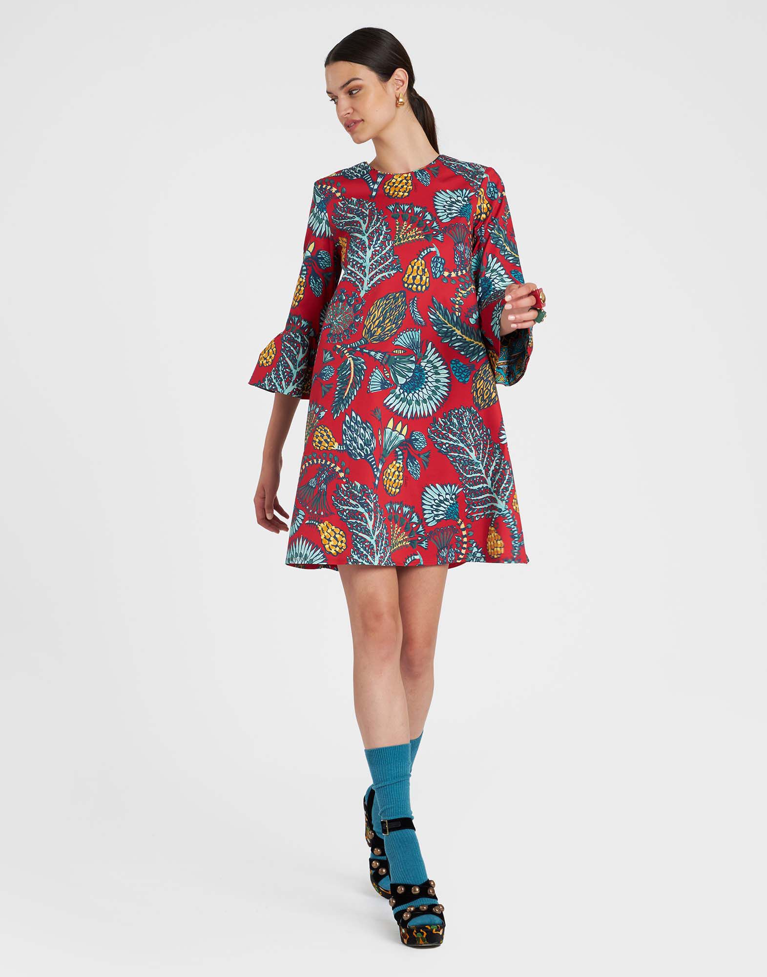 24/7 Dress La DoubleJ: Sicomore Red 24/7 Dress La DoubleJ: Sicomore Red DRE0050COT006