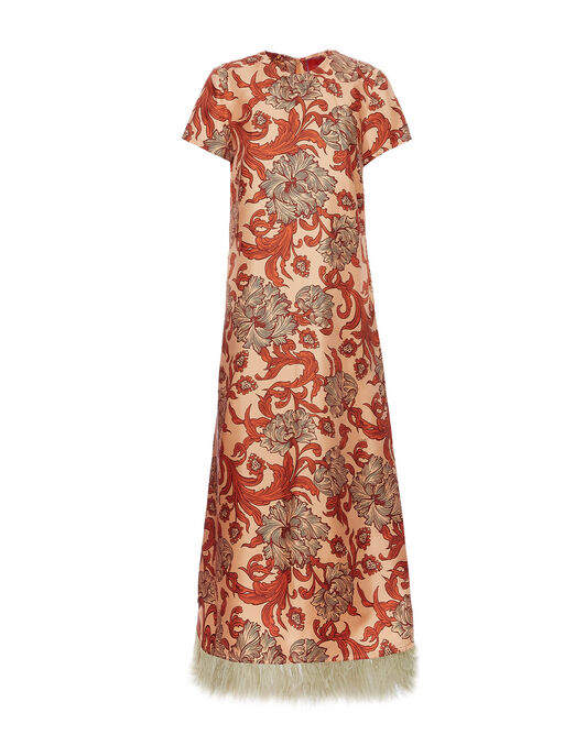 Swing Dress La DoubleJ: Reef Pale Pink DRE0864SIL026