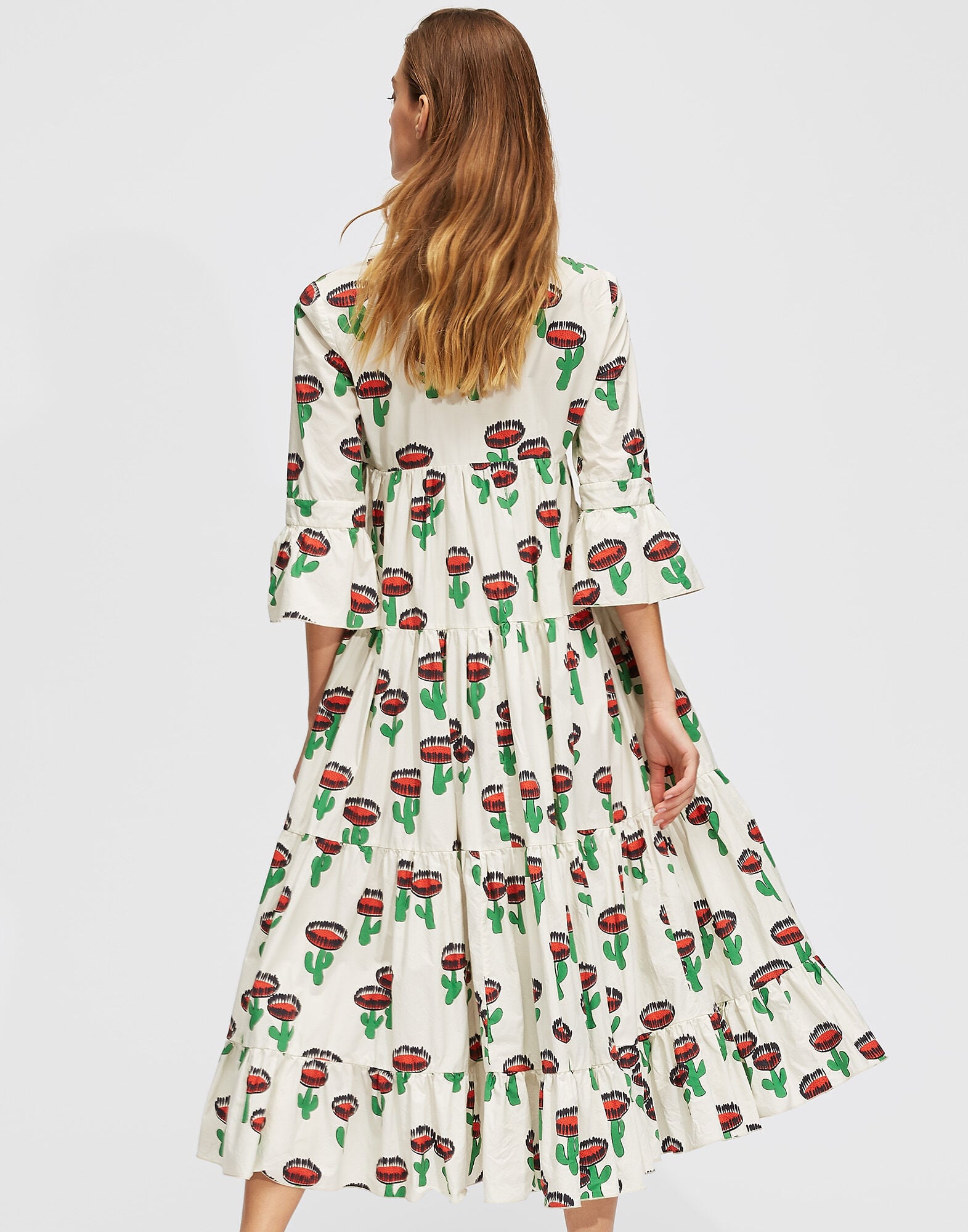 Jennifer Jane Dress LaDoubleJ: Chirpy Cactus DRE0114COT001
