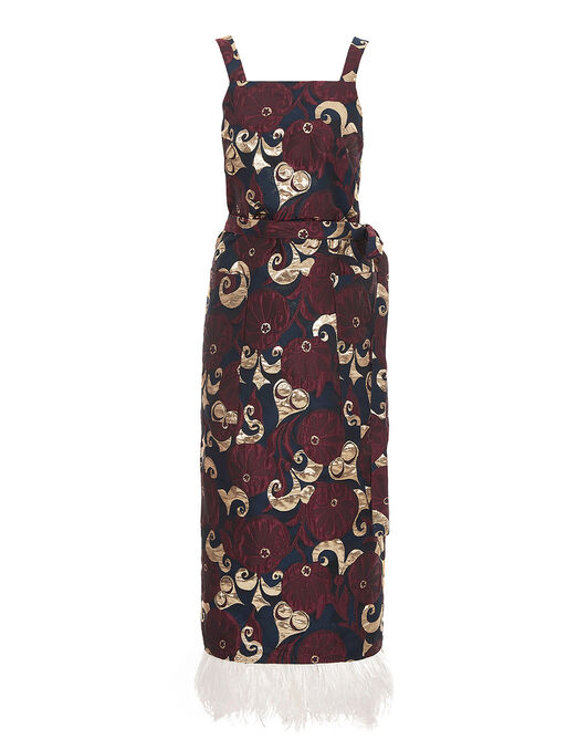 Apron Dress La DoubleJ: Moonflower Gold Apron Dress La DoubleJ: Moonflower Gold DRE0572JCQ051