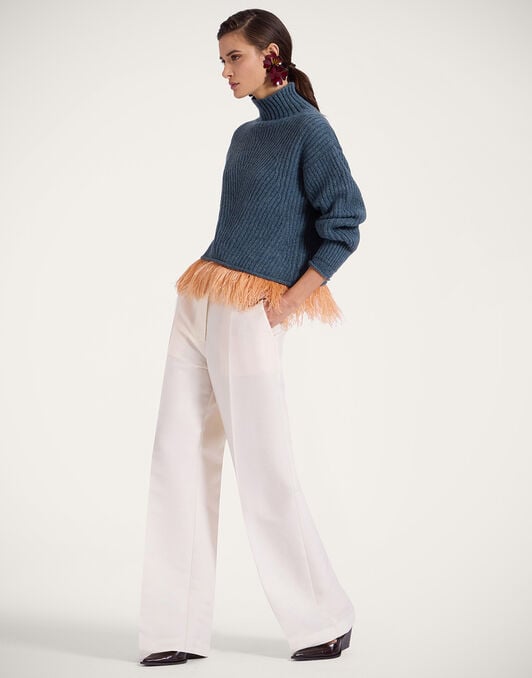 High Kick Sweater La DoubleJ: Blue High Kick Sweater La DoubleJ: Blue PUL0174KNI098