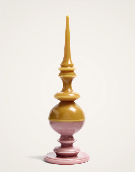 Small Space Station Candle La DoubleJ: Bicolor Saffron Small Space Station Candle La DoubleJ: Bicolor Saffron CAN0020WAX001