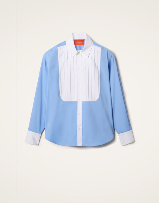Peggy Shirt La DoubleJ: Solid Light Blue SHI0115COT064