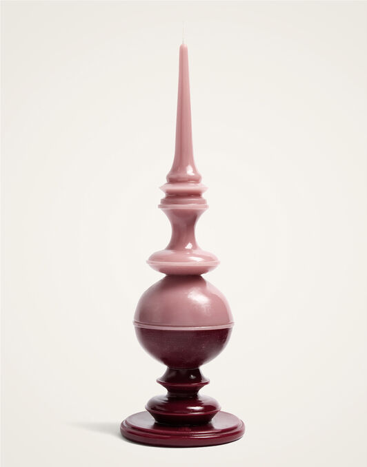 Small Space Station Candle La DoubleJ: Bicolor Antique Pink CAN0020WAX001