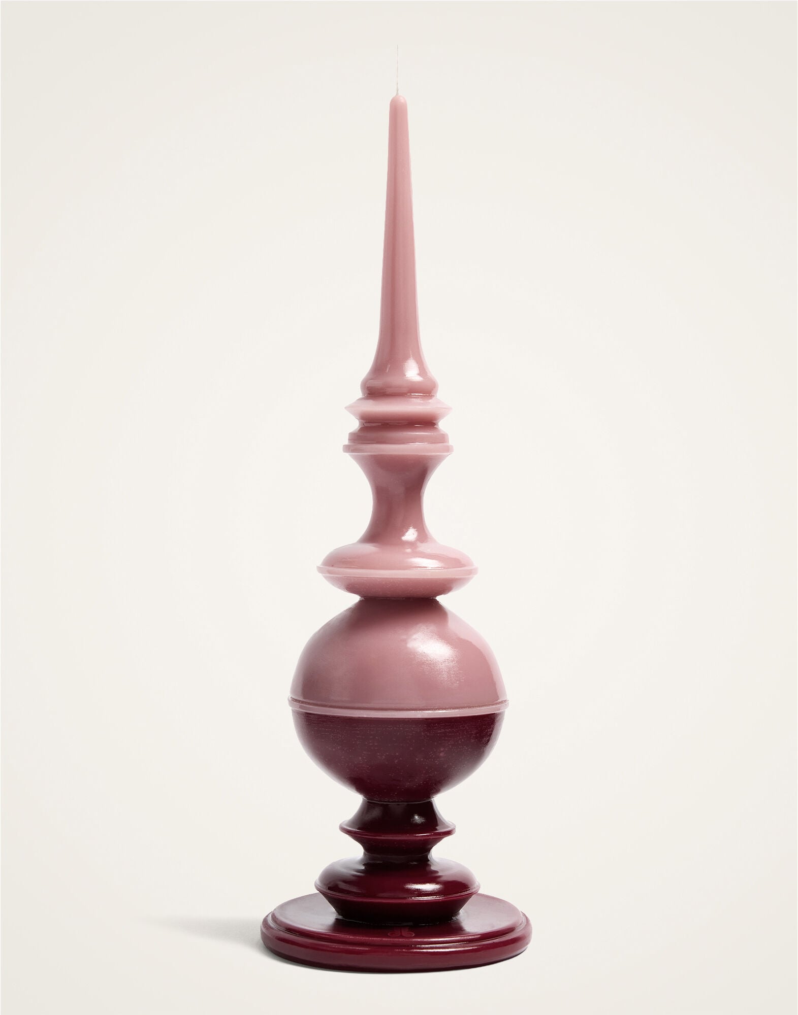 Small Space Station Candle La DoubleJ: Bicolor Antique Pink CAN0020WAX001
