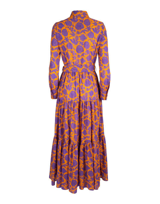 Bellini Dress La DoubleJ: Ceramica Arancio Bellini Dress LaDoubleJ: Ceramica Arancio DRE0016COT003
