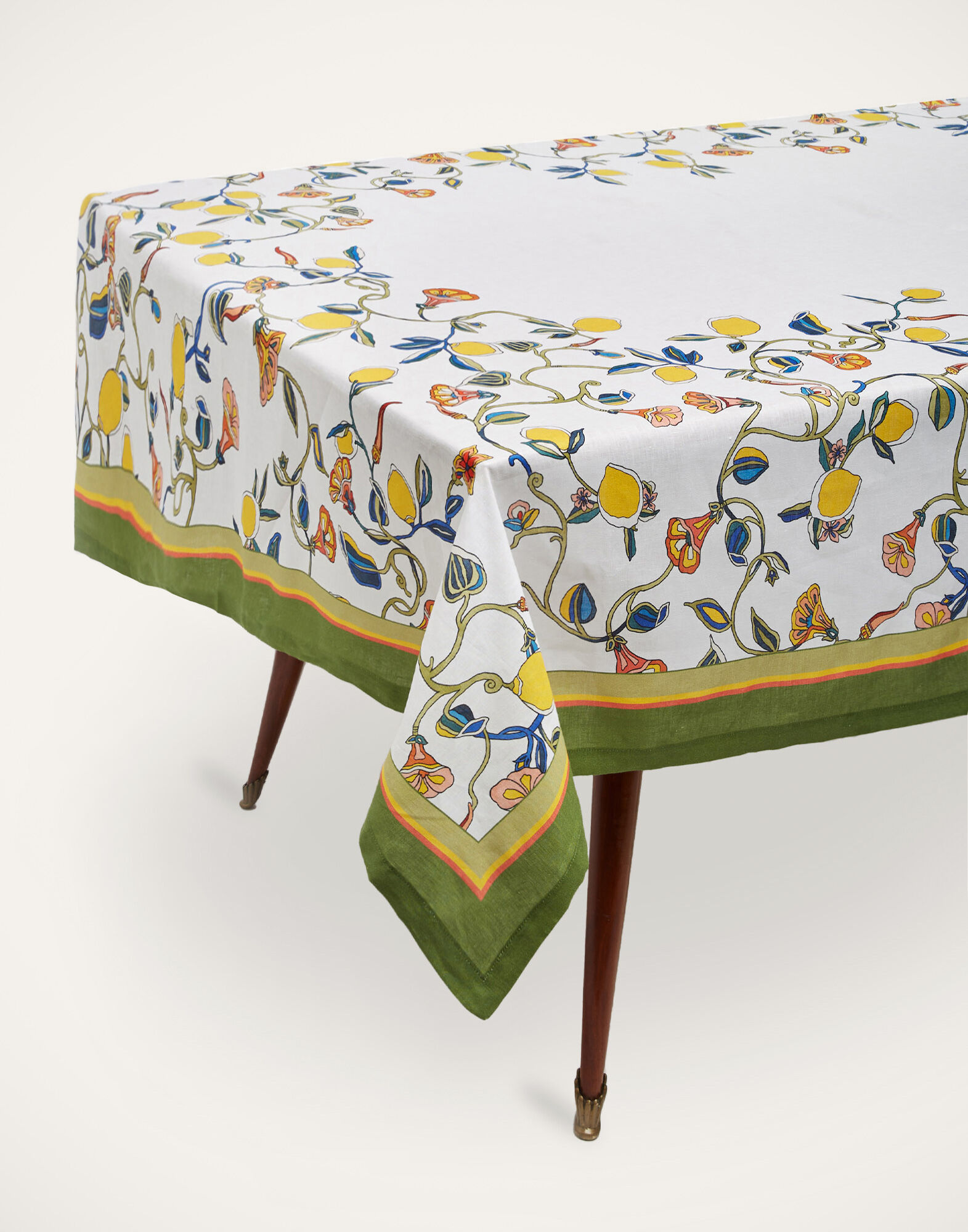 Medium Tablecloth La DoubleJ: Borboni White Medium Tablecloth La DoubleJ: Borboni White TBC0002LIN001