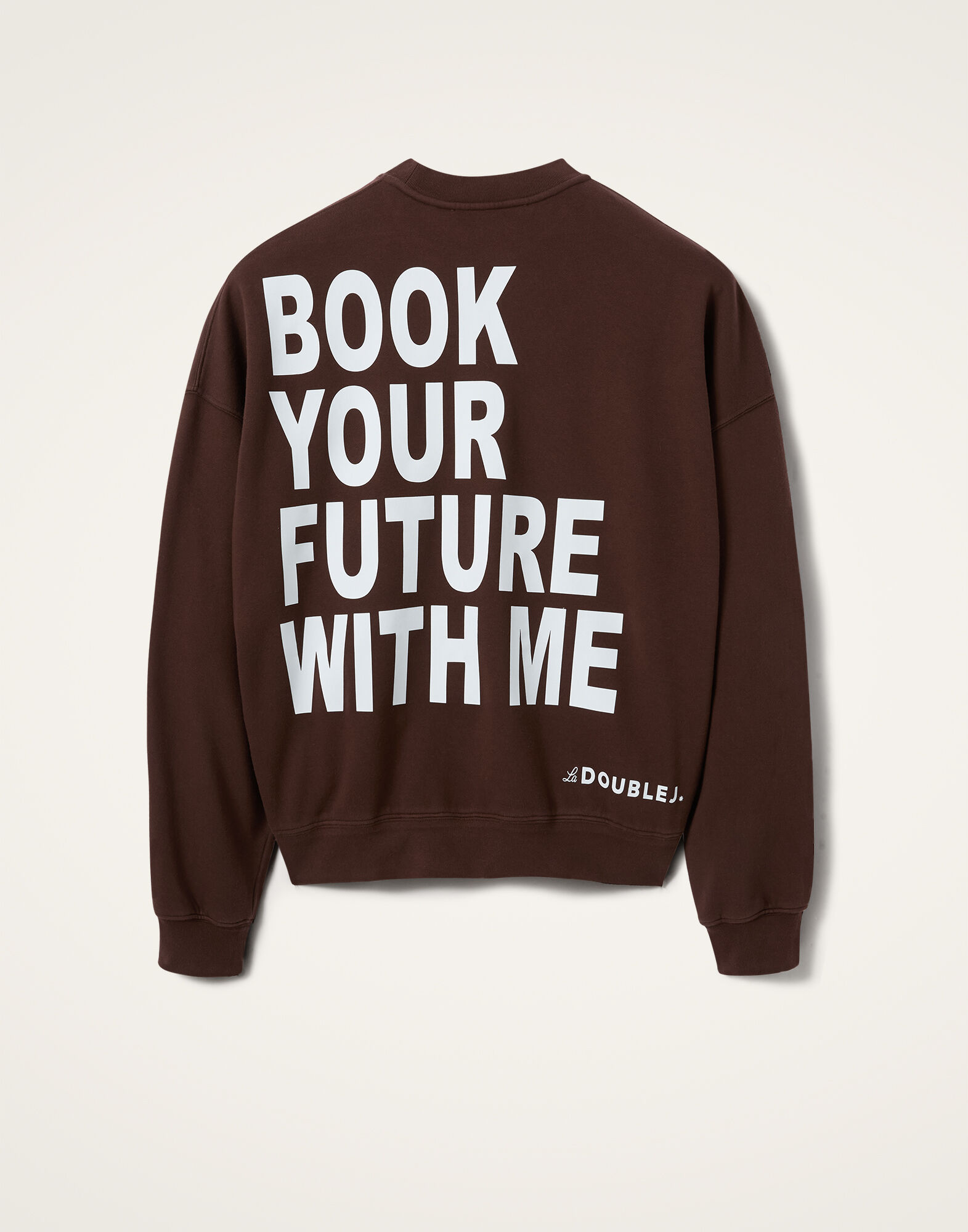 Off Court Sweatshirt La DoubleJ: Solid Brown Off Court Sweatshirt La DoubleJ: Solid Brown SWE0035JER054