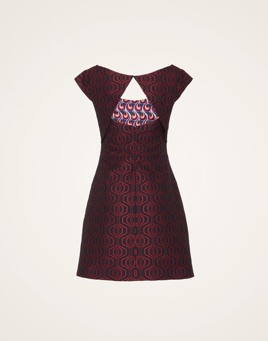 Mini Arabesque Dress La DoubleJ: Pixel Blue Mini Arabesque Dress La DoubleJ: Pixel Blue DRE0833JCQ098