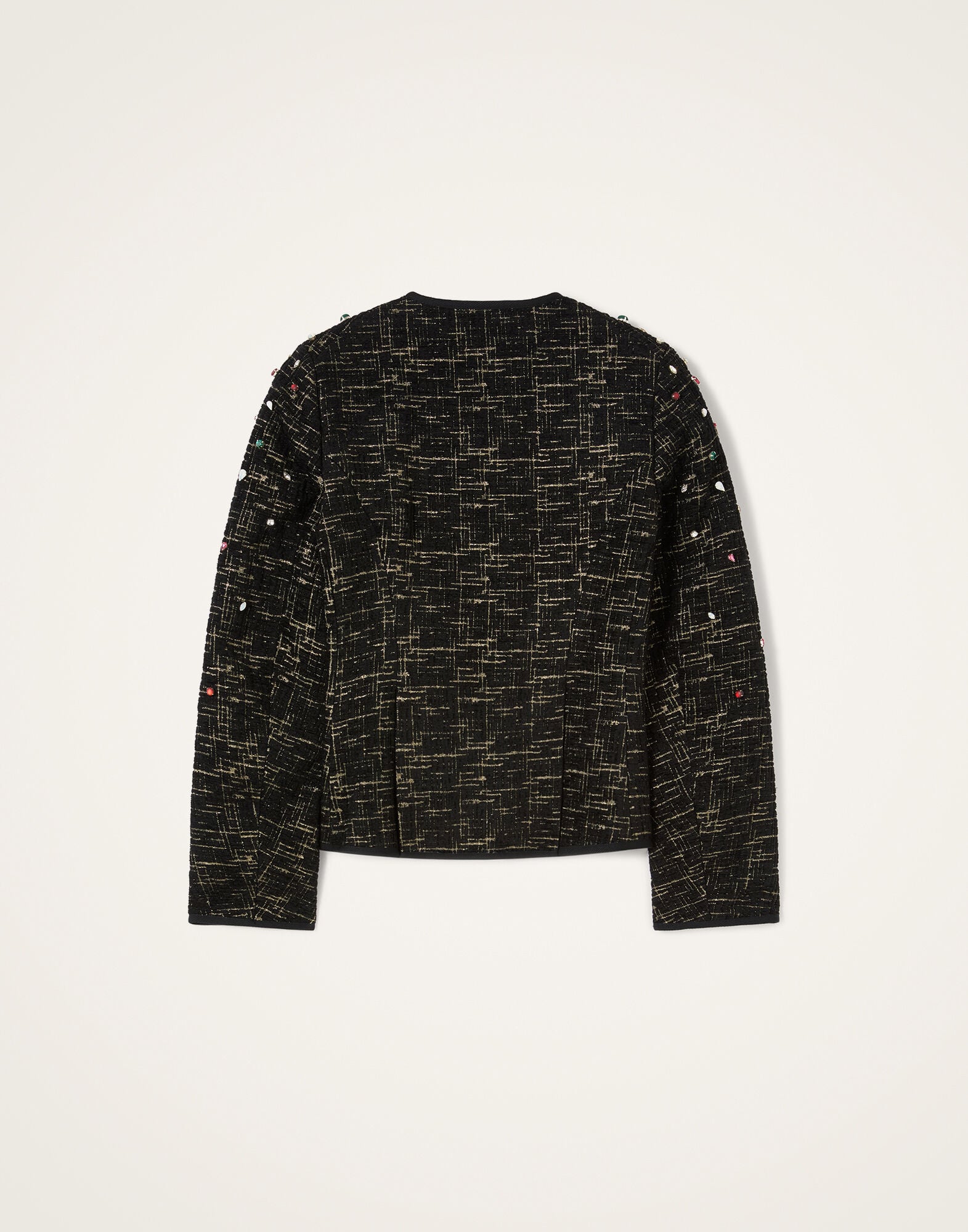 9 To 5 Jacket La DoubleJ: Bicolor Black JAC0200WOL040