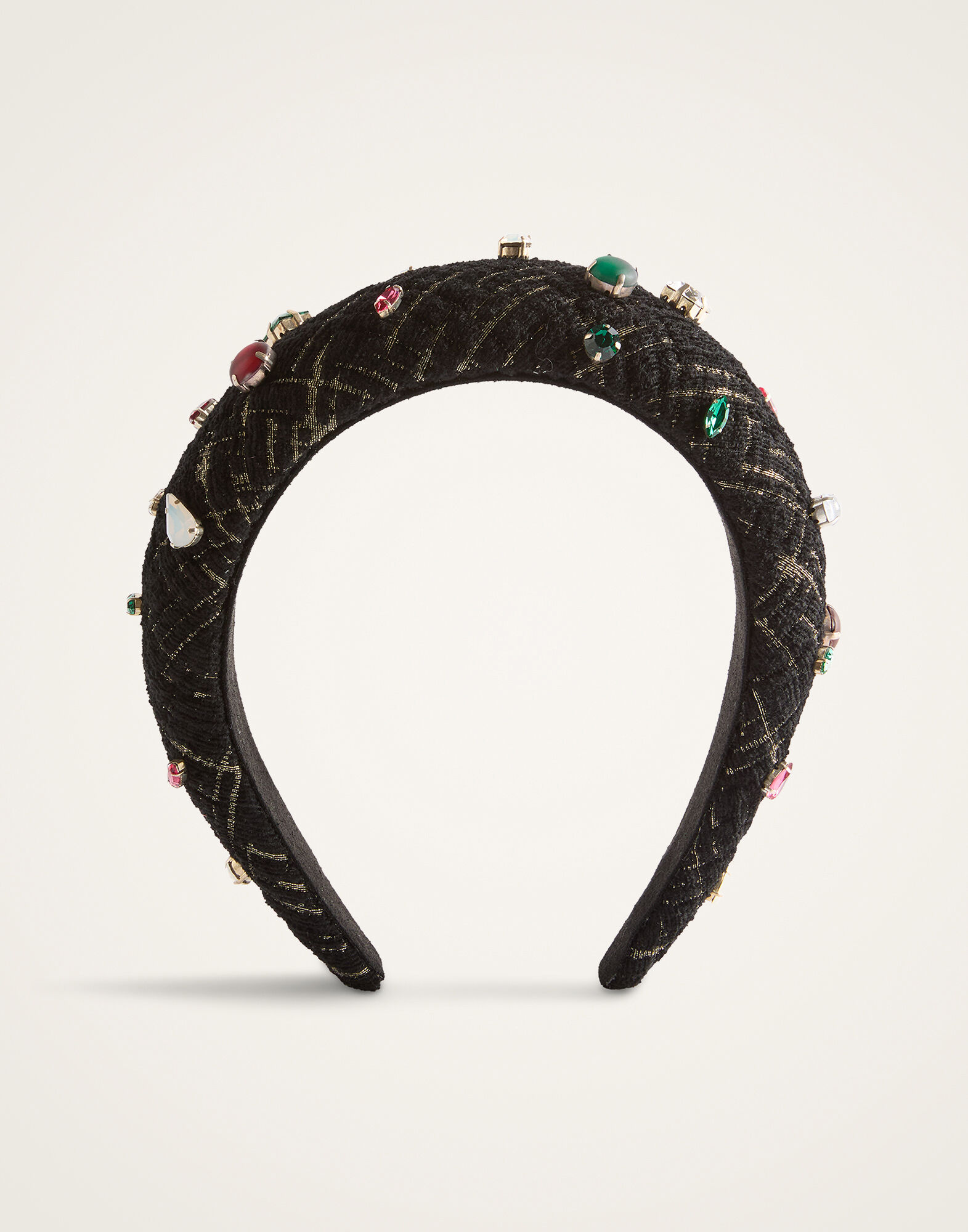 Medici Headband La DoubleJ: Bicolor Black HEB0026WOL040