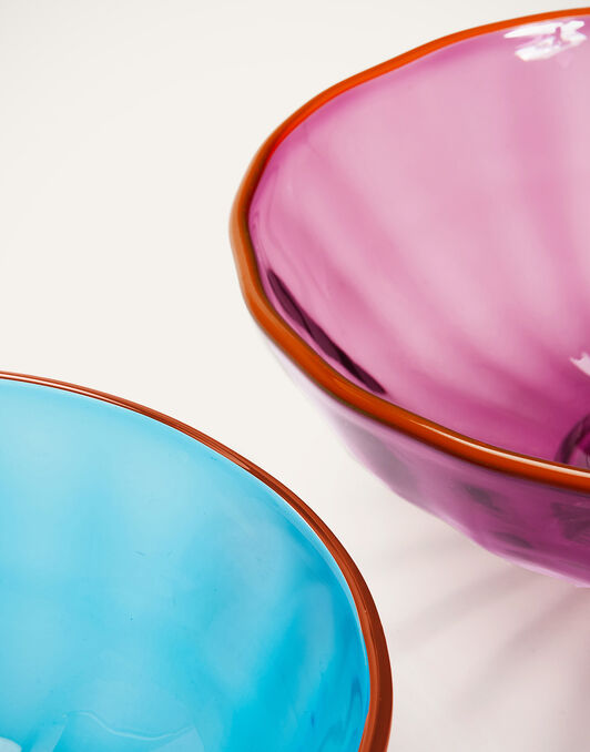 Luxury Nut Bowl Set of 2 La DoubleJ: Turchese/Viola GLA0010MUR001