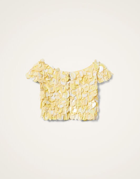 Decò Top La DoubleJ: Solid Yellow Decò Top La DoubleJ: Solid Yellow TOP0209PAI019