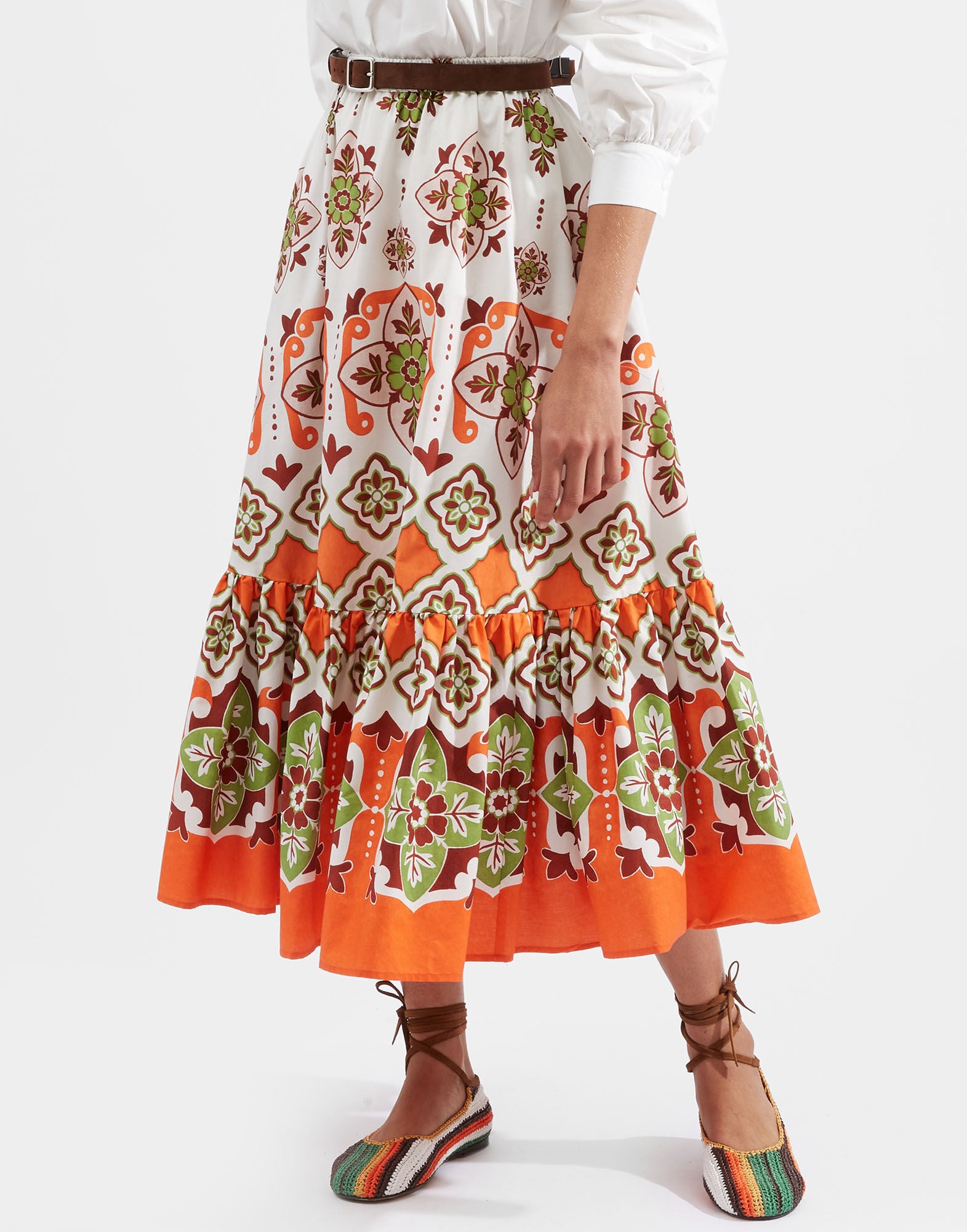 Sunset Skirt La DoubleJ: Partenope Placée Sunset Skirt La DoubleJ: Partenope Placée SKI0068COT039