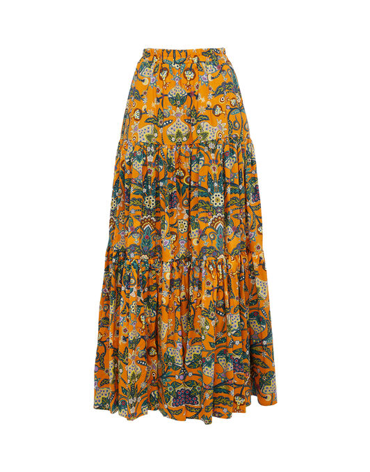 Big Skirt La DoubleJ: Tree Of Life Arancio Big Skirt LaDoubleJ: Tree Of Life Arancio SKI0001COT020