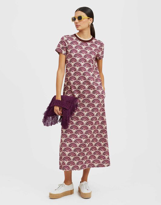 Sporty Swing Dress La DoubleJ: Fans Purple Sporty Swing Dress La DoubleJ: Fans Purple DRE0247JER002
