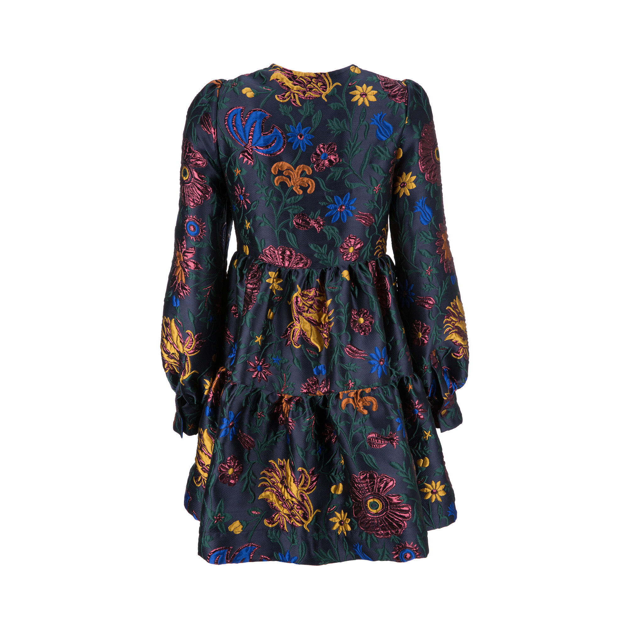 Peasant Dress LaDoubleJ: Dragonflower Lurex fw18_look_23