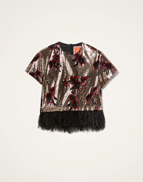 La Scala Tee La DoubleJ: Primrose Bronze TSH0040PAI012