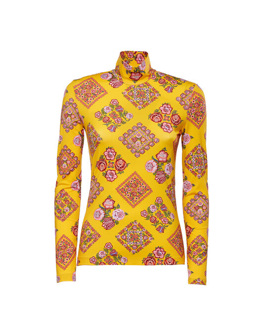 Turtleneck La DoubleJ: Cowgirl Giallo SHI0030JER005