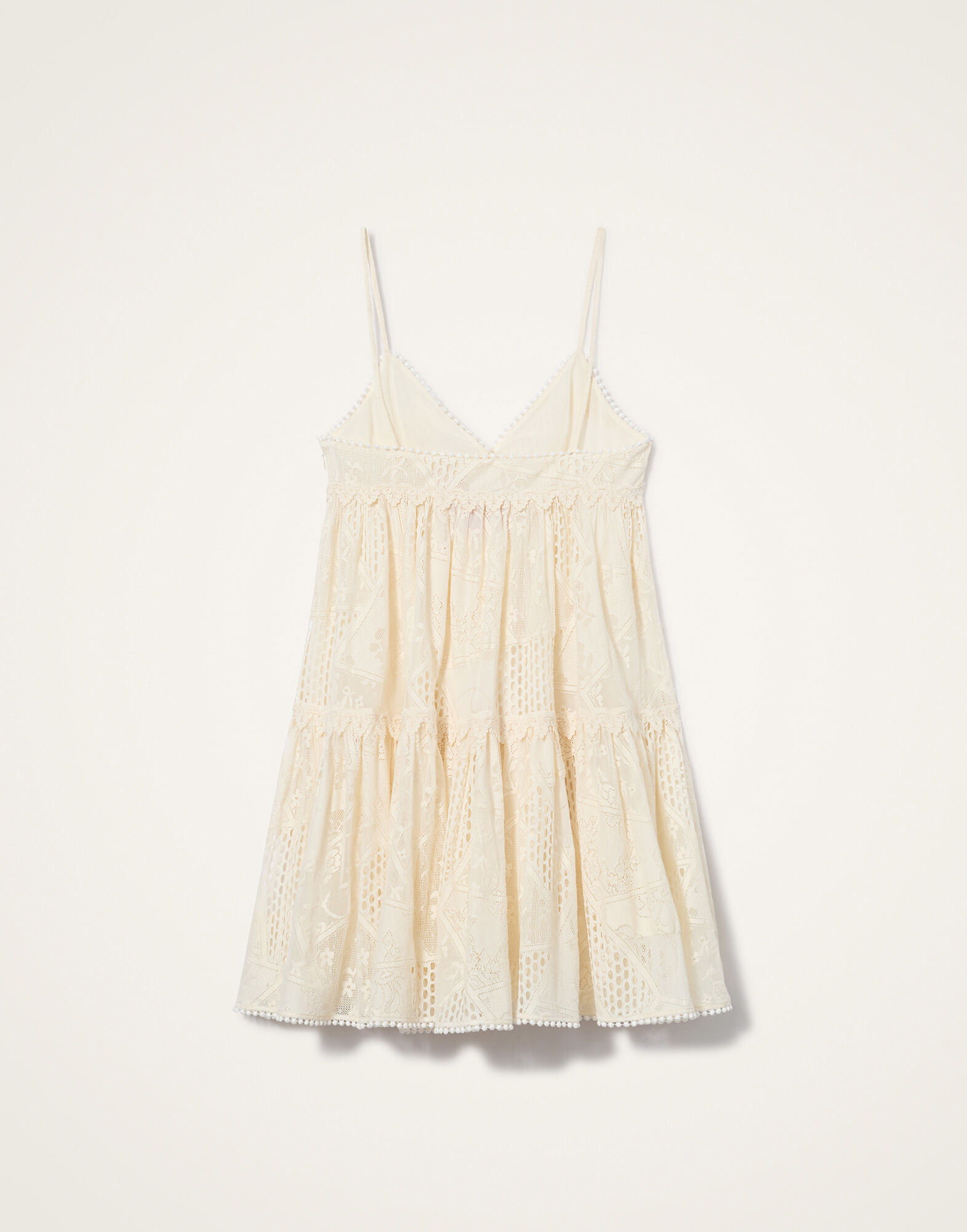 Lacey Nymph Mini Dress La DoubleJ: Solid Ivory Lacey Nymph Mini Dress La DoubleJ: Solid Ivory DRE1107LAC008