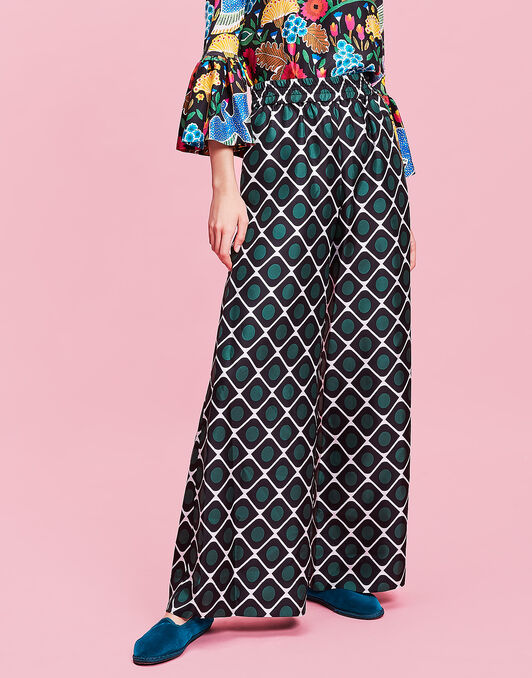 Palazzo Pants La DoubleJ: Olive Palazzo Pants LaDoubleJ: Olive TRO0003SIL001