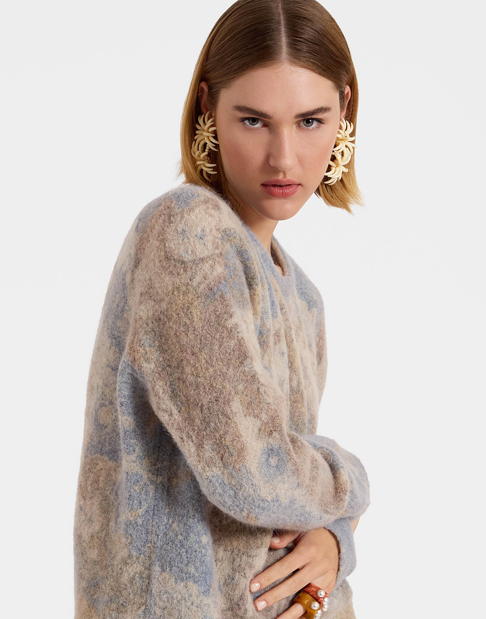 All-In Sweater La DoubleJ: Light Blue All-In Sweater La DoubleJ: Light Blue PUL0213KNI124